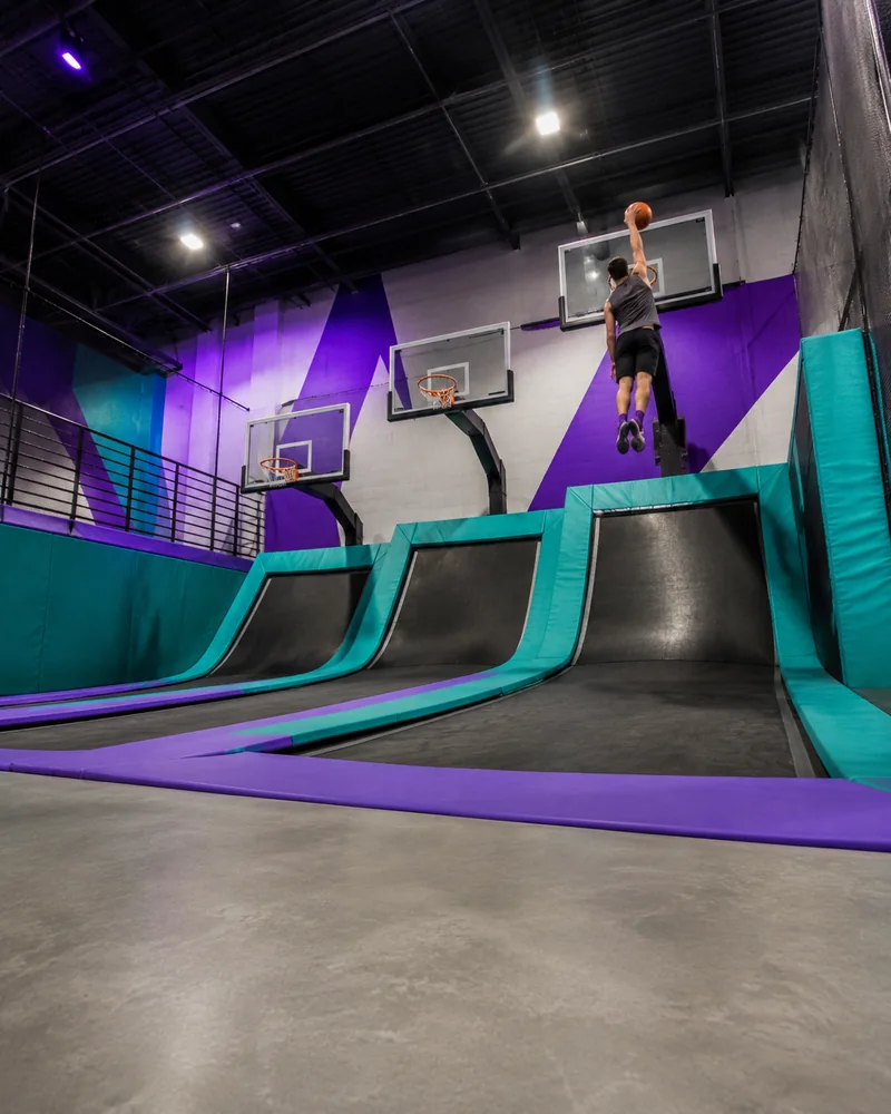 Pro Dunk Zone at Arcadium Jump & Climb